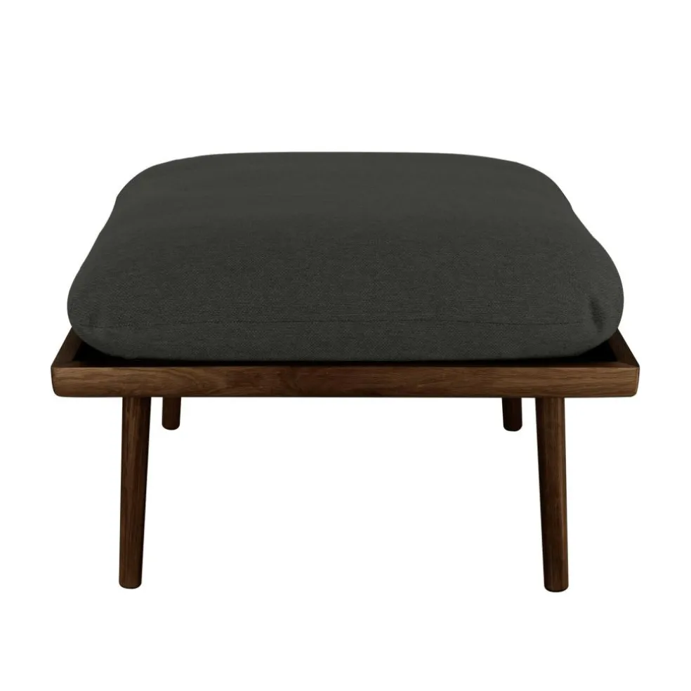 Lounge Around Shuffle Pouf Gestell Eiche dunkel