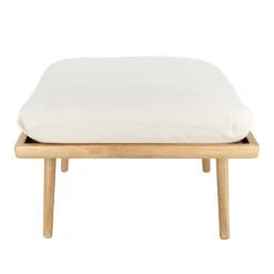 Lounge Around Shuffle Pouf Gestell Eiche