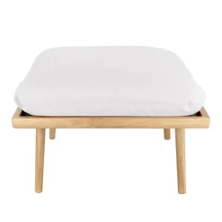 Lounge Around Shuffle Pouf Gestell Eiche