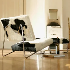 Lounge Chair Loungesessel Kuhfell