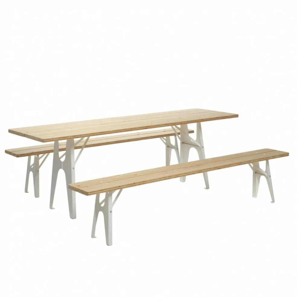 Ludwig Gartenbank 220x30x46cm