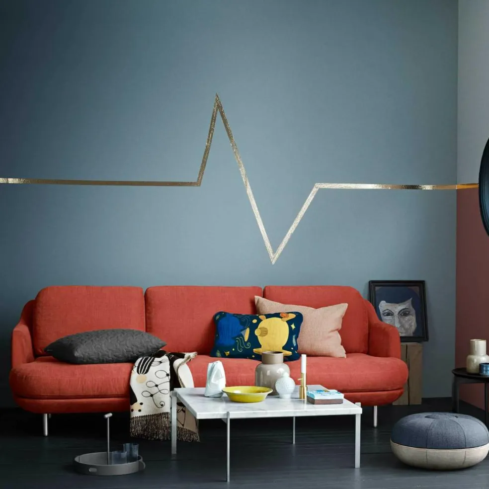 Lune™ JH300 3-Sitzer Sofa Füße Aluminium