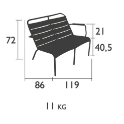 Luxembourg Tiefer Sessel Duo