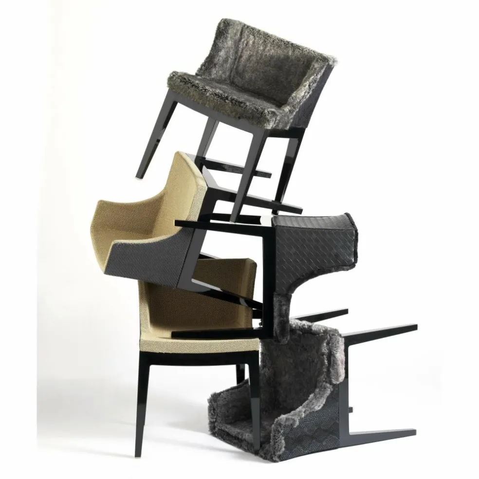 Mademoiselle Stuhl Gestell transparent