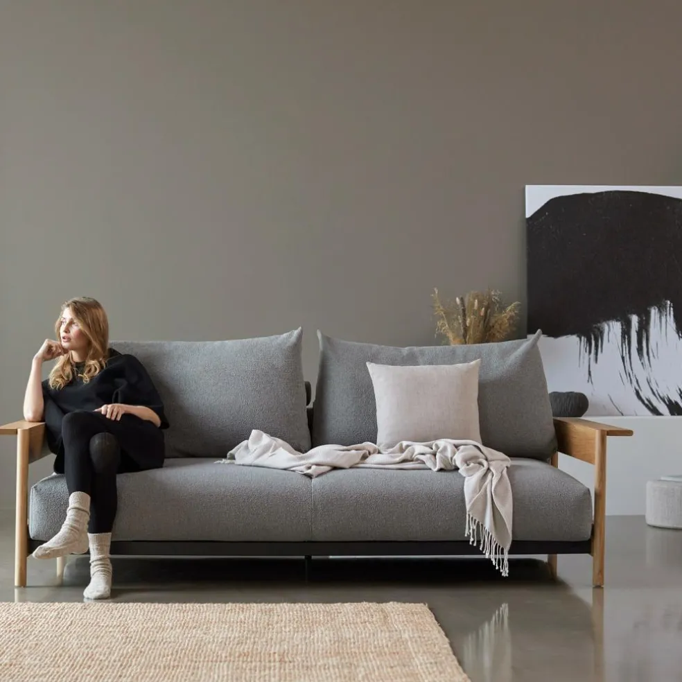 Malloy Wood Schlafsofa 230x118cm