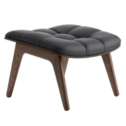 Mammoth Ottoman Gestell dunkel gebeizte Eiche