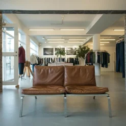 Man Lounge 2-Sitzer Ledersofa