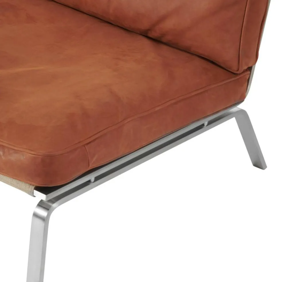 Man Lounge 2-Sitzer Ledersofa