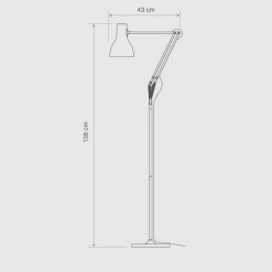 Margaret Howell Edition Type 75 Stehleuchte