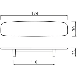 Matéria Kaffeetisch lang 170x39cm