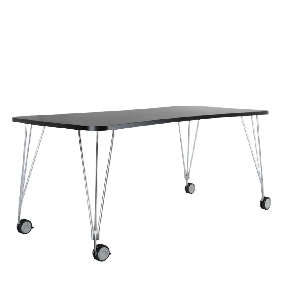 Max Tisch mit Rollen 190x90cm