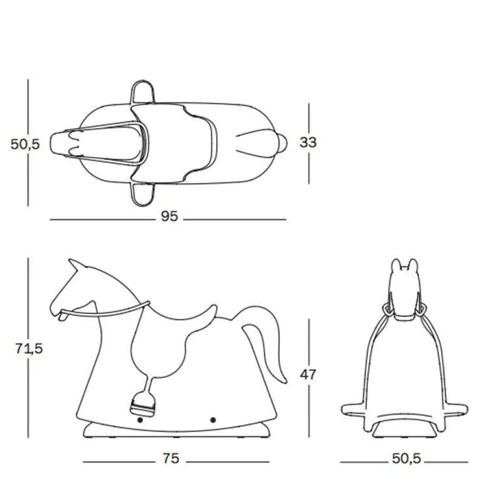 Me Too Rocky Schaukelpferd