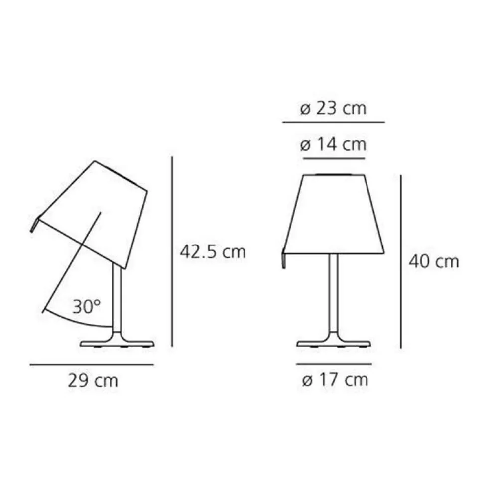 Melampo Notte Nachttischleuchte
