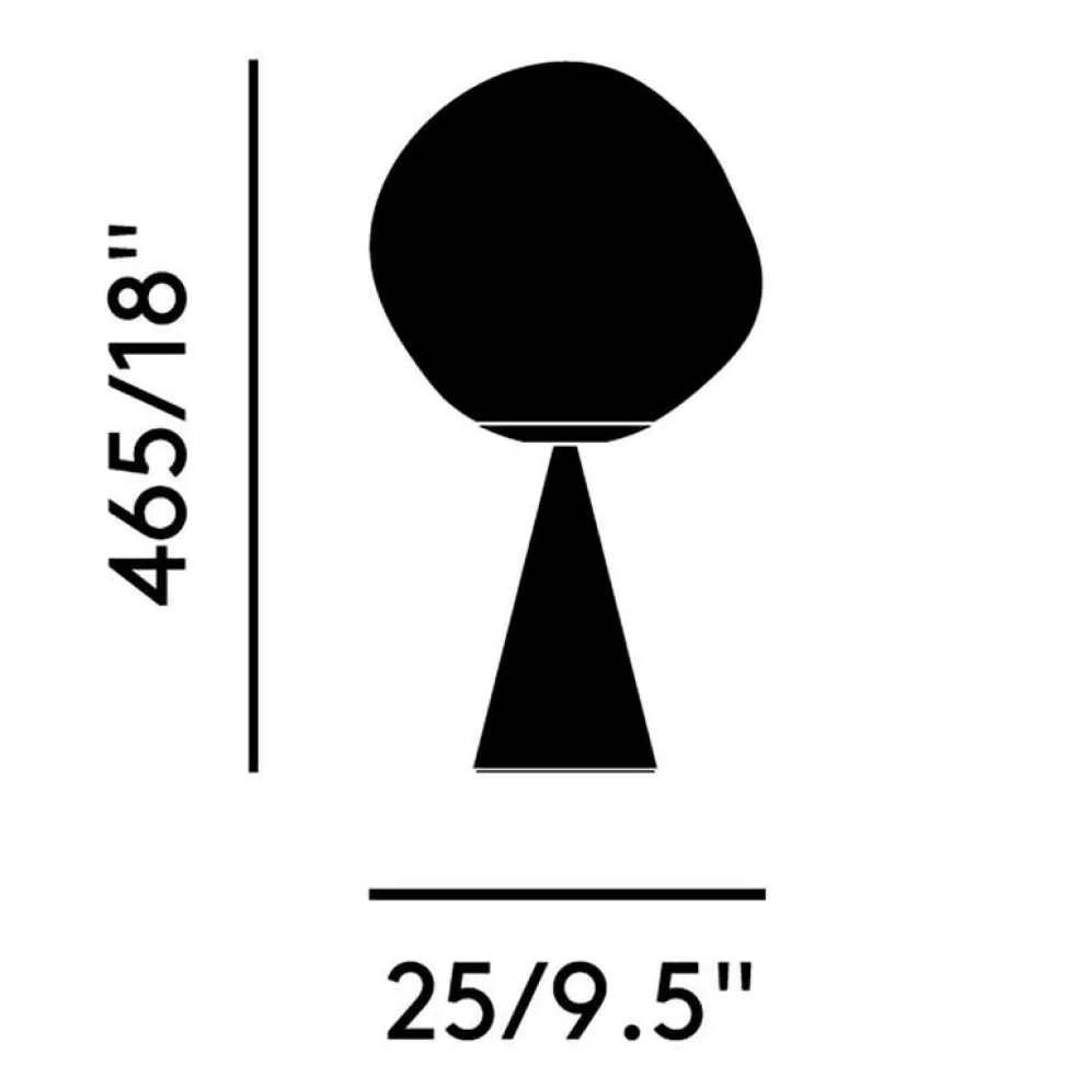 Melt Cone Fat LED Tischleuchte