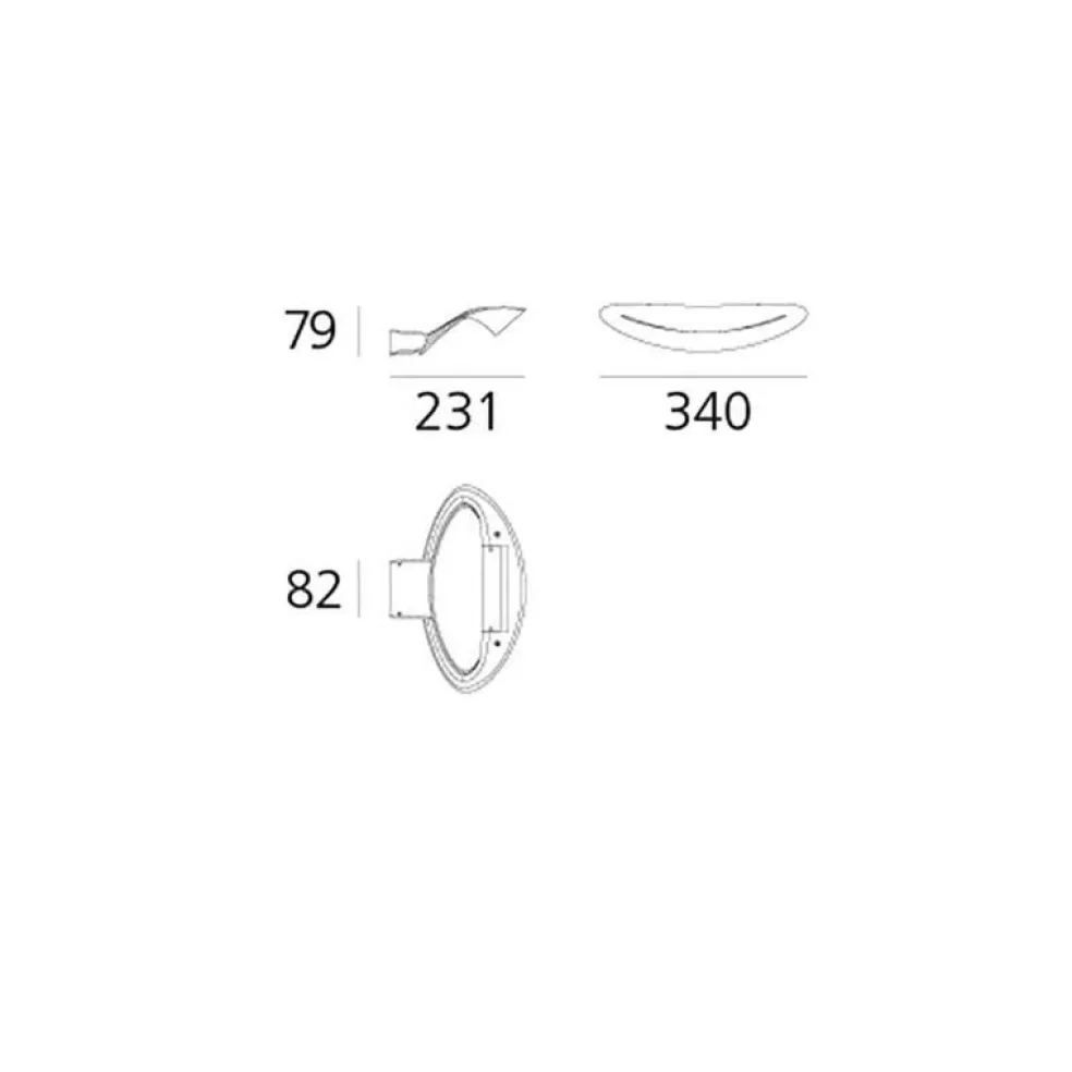 Mesmeri LED Wandleuchte