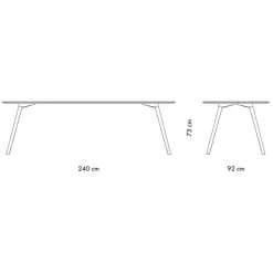 Meyer 23 XLarge Esstisch 240x92x73cm