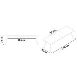 Meyer Esstisch ausziehbar 180-270cm