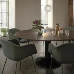 Midst Esstisch Ø160cm Eiche dunkel