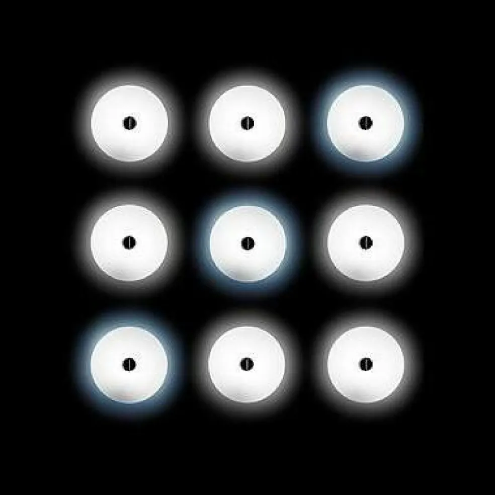 Mini Button Wand-/Deckenleuchte