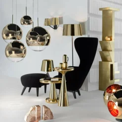 Mirror Ball Pendant Pendelleuchte Gold