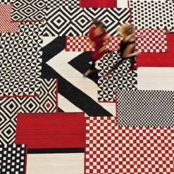 Mélange Pattern 4/5 Kilim Teppichläufer