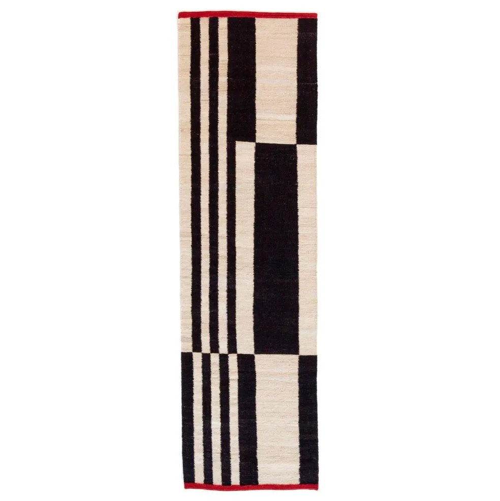 Mélange Stripes 1 Kilim Teppichläufer 80x240cm