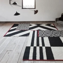 Mélange Stripes 1 Kilim Teppichläufer 80x240cm