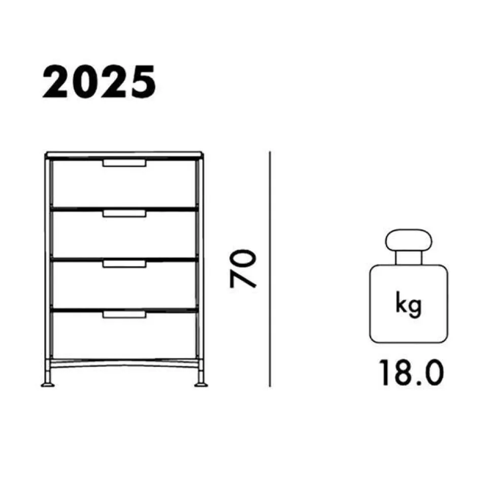 Mobil 4 Container mit Füßen