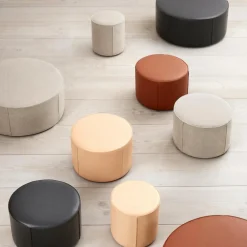 Mono Pouf Leinen