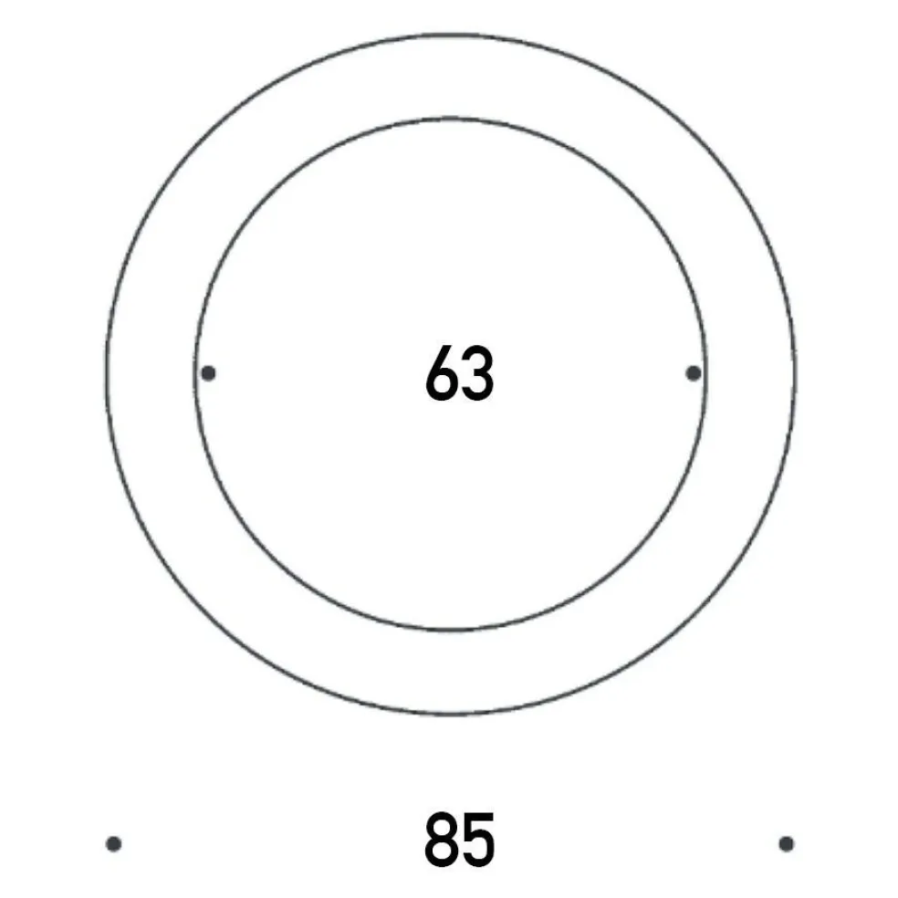 Moodmoon RGBW R85 LED Wandleuchte
