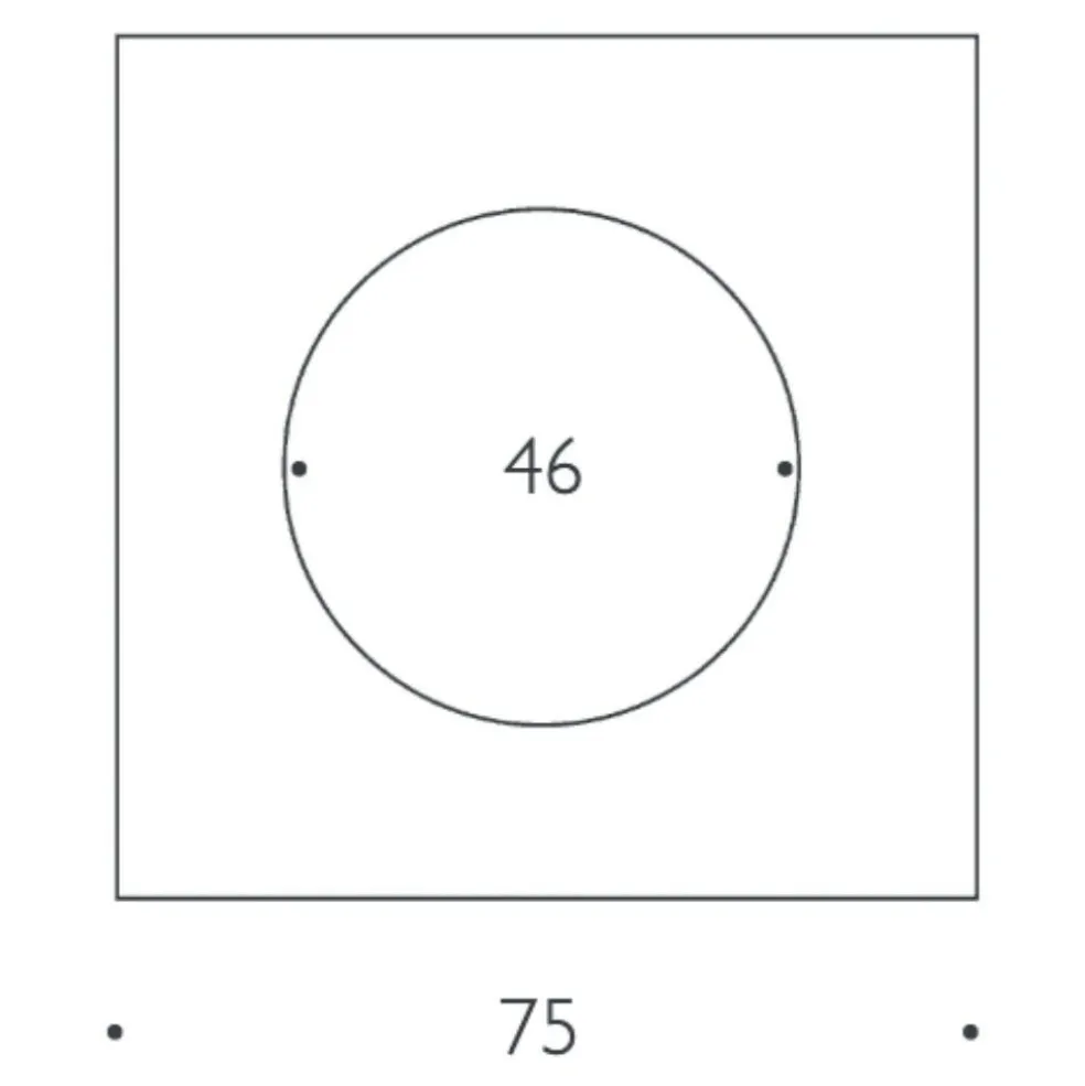 Moodmoon RGBW SQ75 LED Wandleuchte