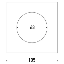 Moodmoon RGBW SQ105 LED Wandleuchte