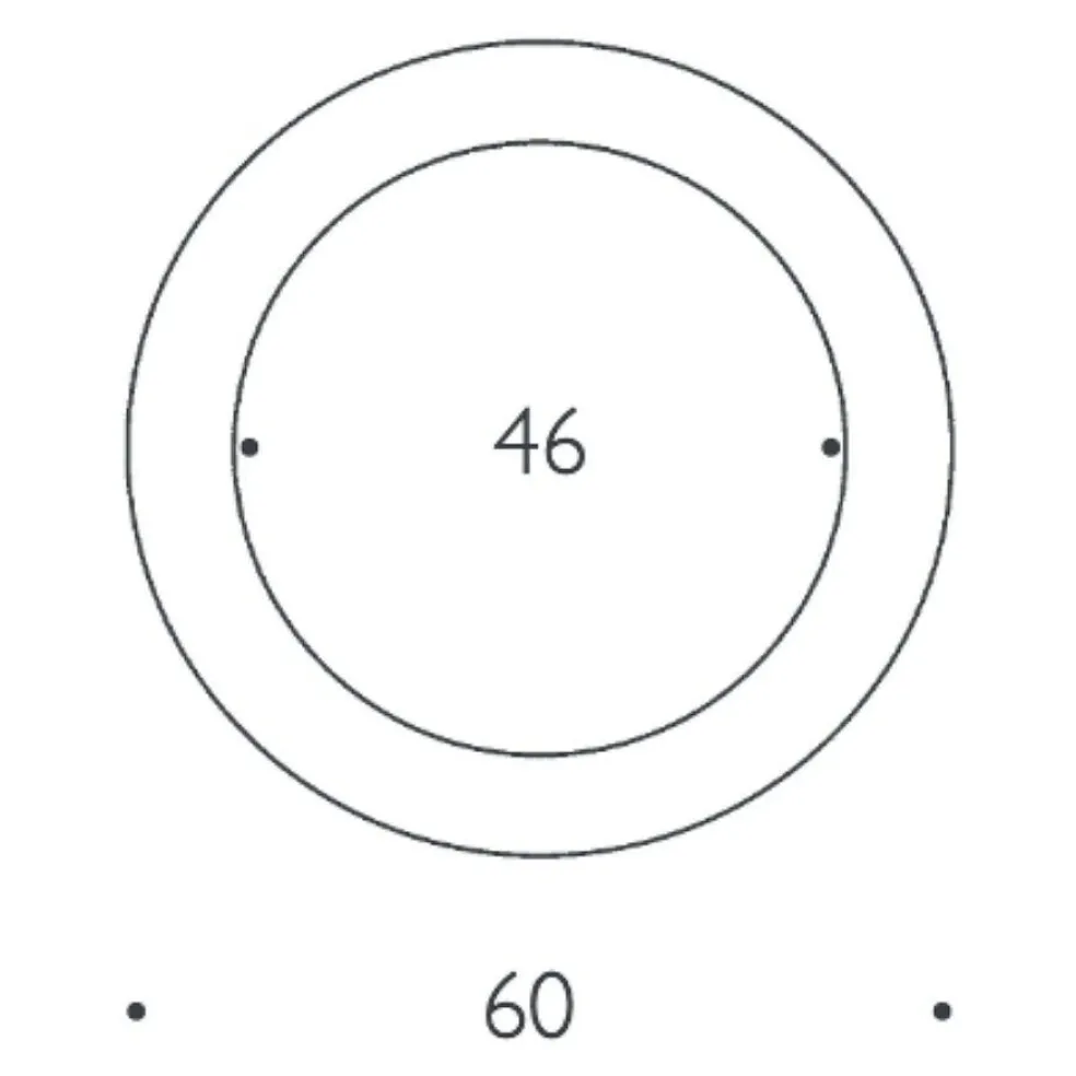 Moodmoon White R60 LED Wandleuchte