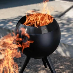 Moon 45 Feuerschale mit hohen Fuß