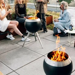 Moon 45 Feuerschale mit hohen Fuß