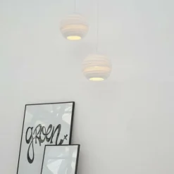 Moon Pendelleuchte weiß