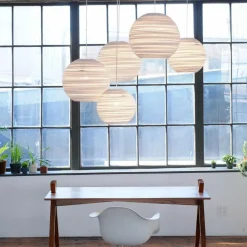 Moon Pendelleuchte weiß