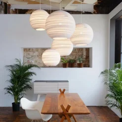 Moon Pendelleuchte weiß