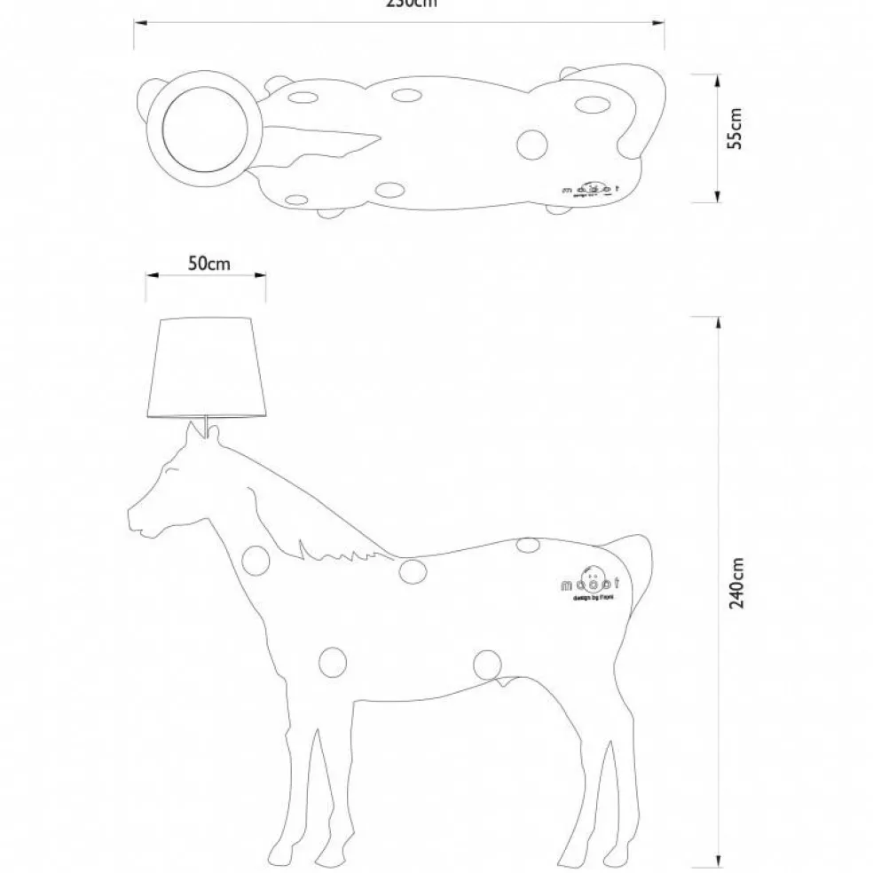 Moooi Horse Lamp Stehleuchte