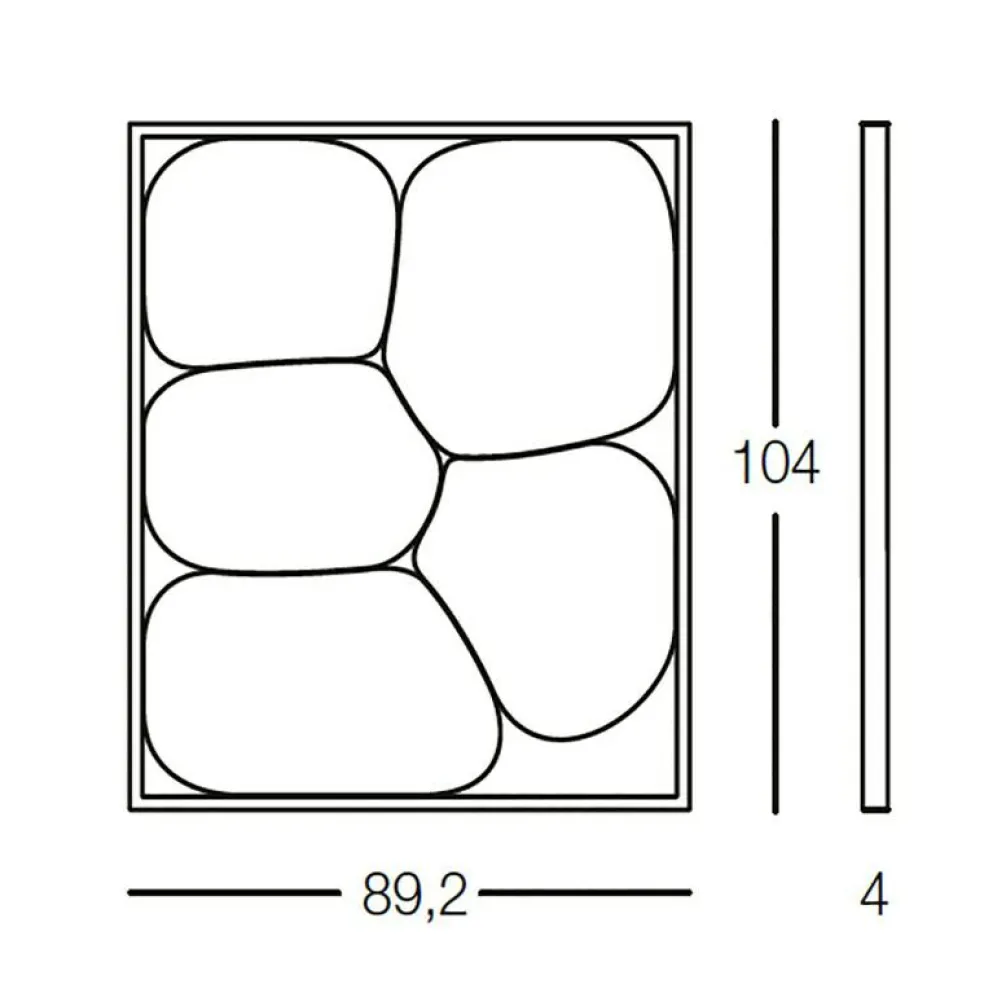 Morphed Wandspiegel Modell 5