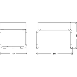 Moser Modell 1552 Hocker