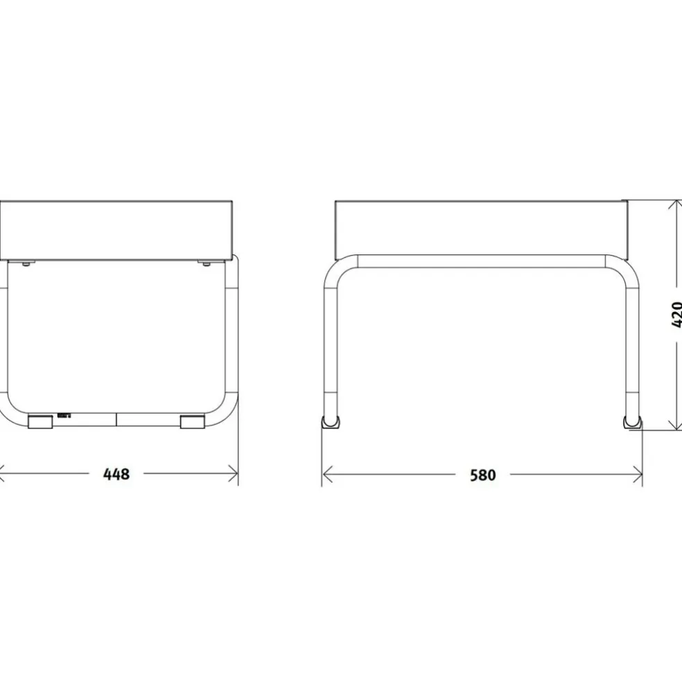 Moser Modell 1552 Hocker