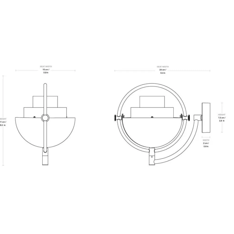 Multi-Lite Wandleuchte