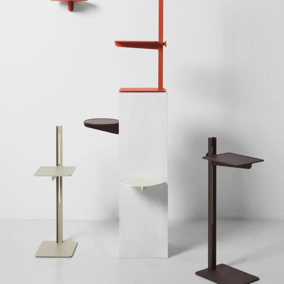 Museum Beistelltisch höhenverstellbar