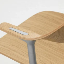 Mynt Bürostuhl Eiche Gestell Aluminium