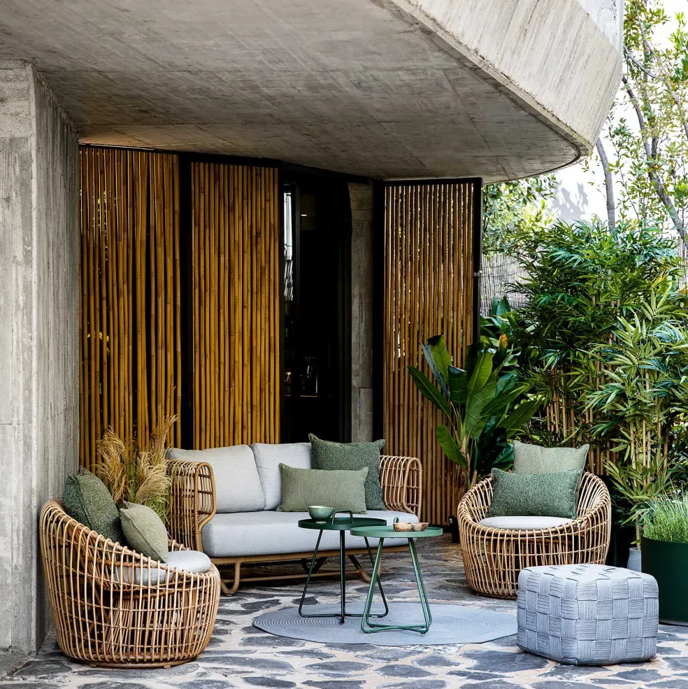 Nest Gartensessel rund