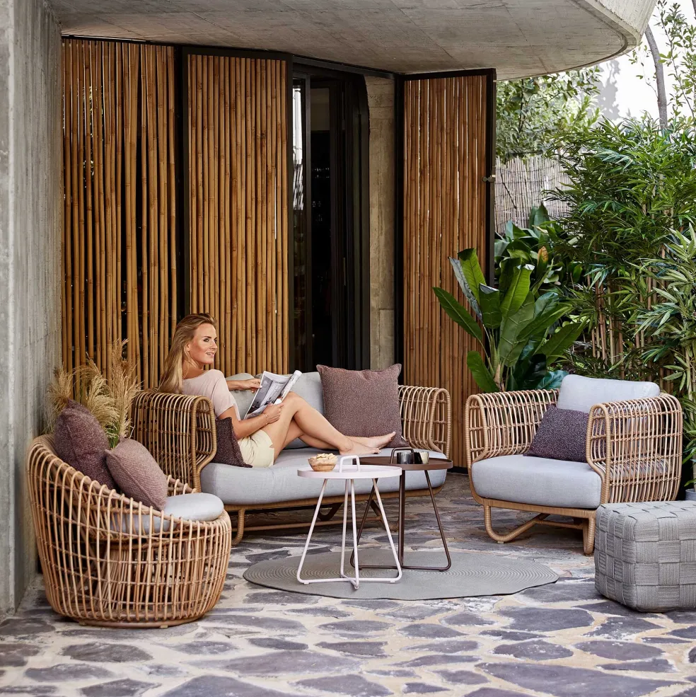 Nest Gartensessel rund