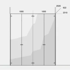 Nex Pur Schrank 201x234cm