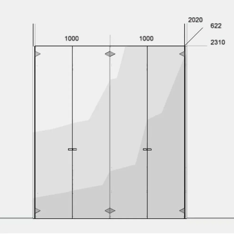 Nex Pur Schrank 201x234cm
