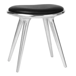 Niedriger Hocker Gestell Aluminium H 47cm